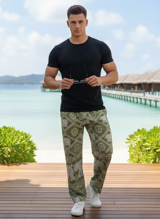 Elephant Pants Men Lime