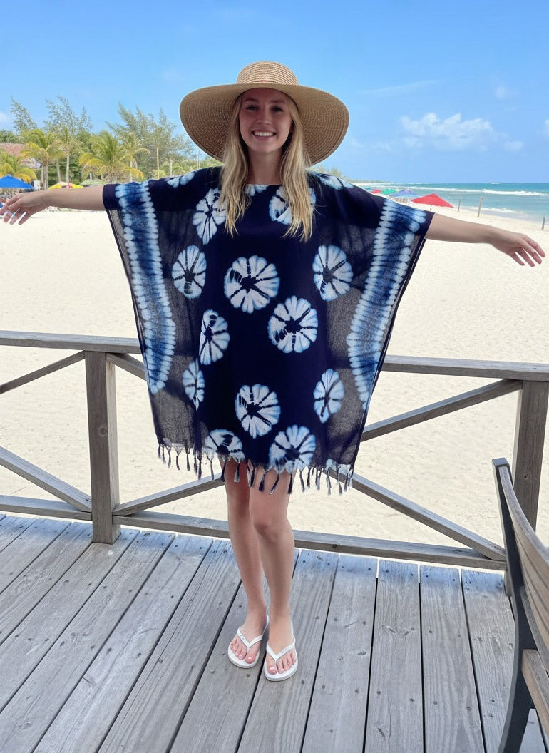 Boho Poncho Tie-Dye