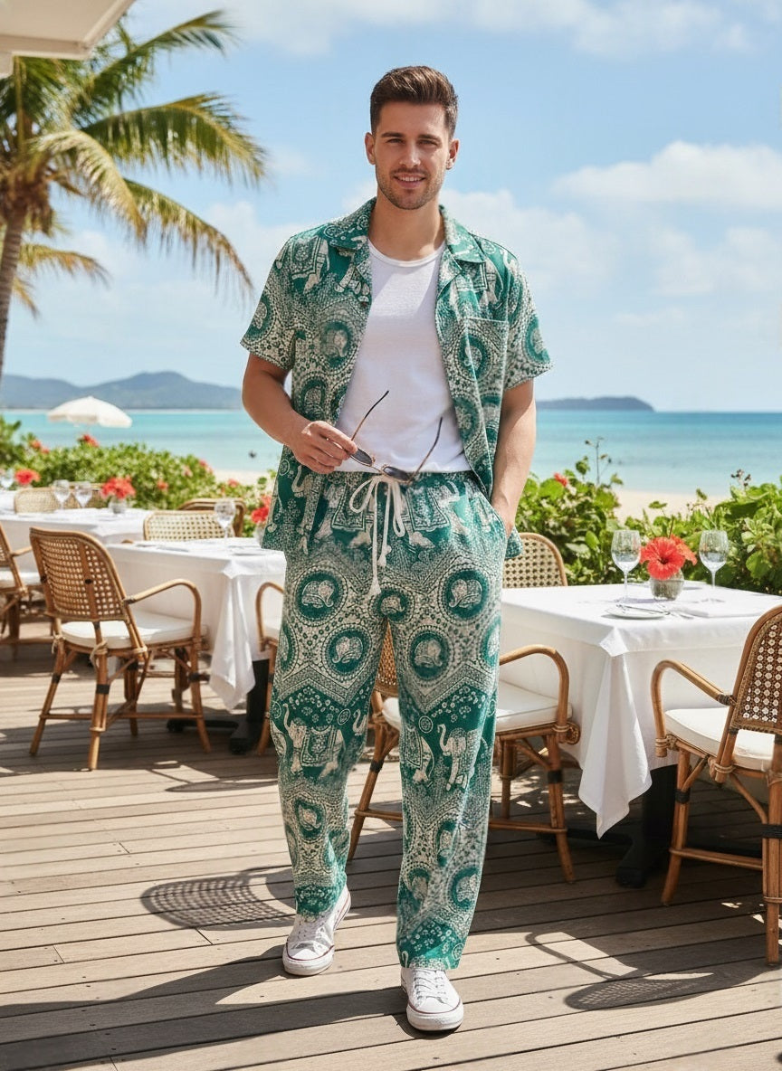 Long Trouser Set Elephant