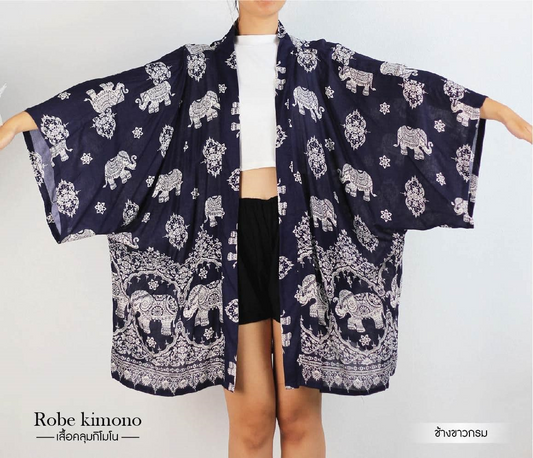 Kimono White Elephant