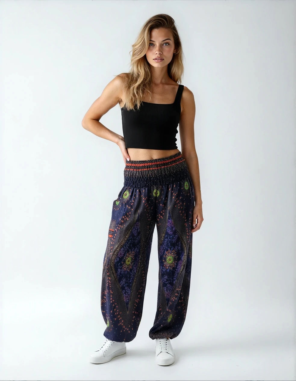 Harem Pants Aubergine