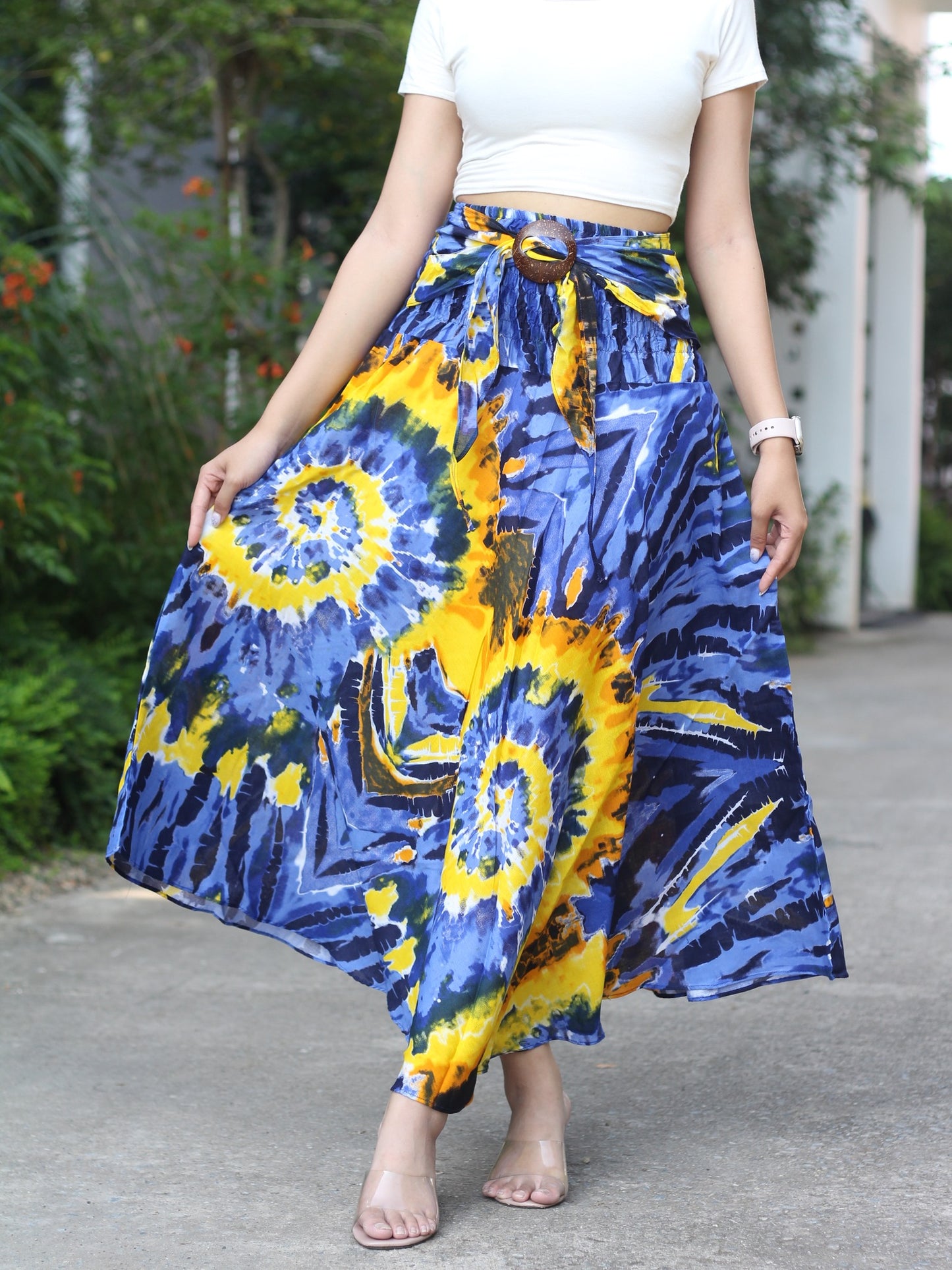 Convertible Maxi Skirt Sunrise