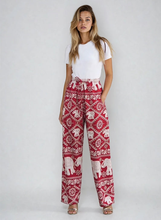 Elephant Pants Crimson