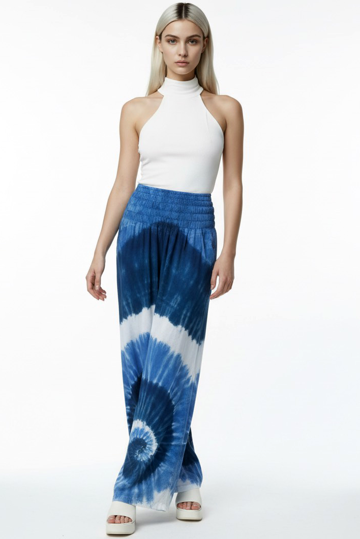 Indigo Boho Pants Spirogyra