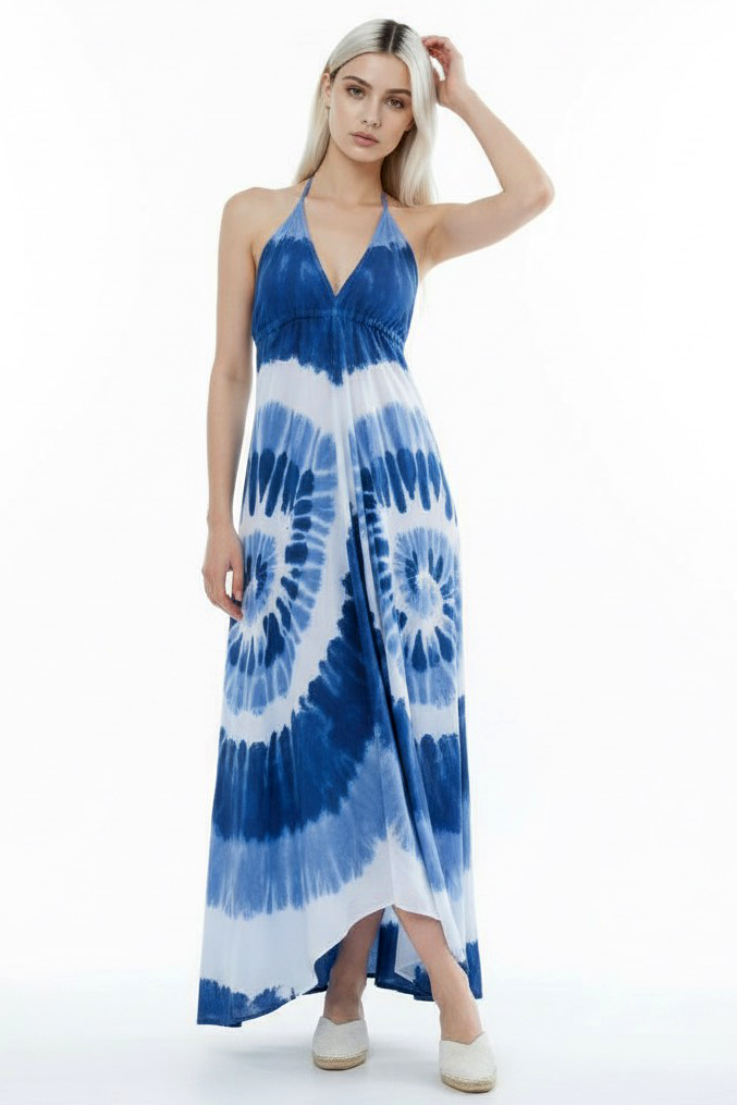 Flamingo Tie-Dye Dress