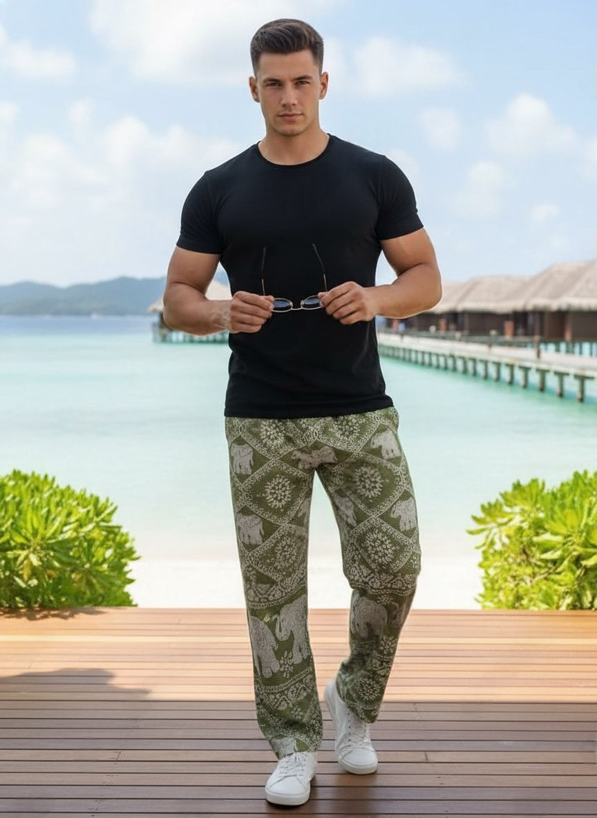 Elephant Pants Men Lime