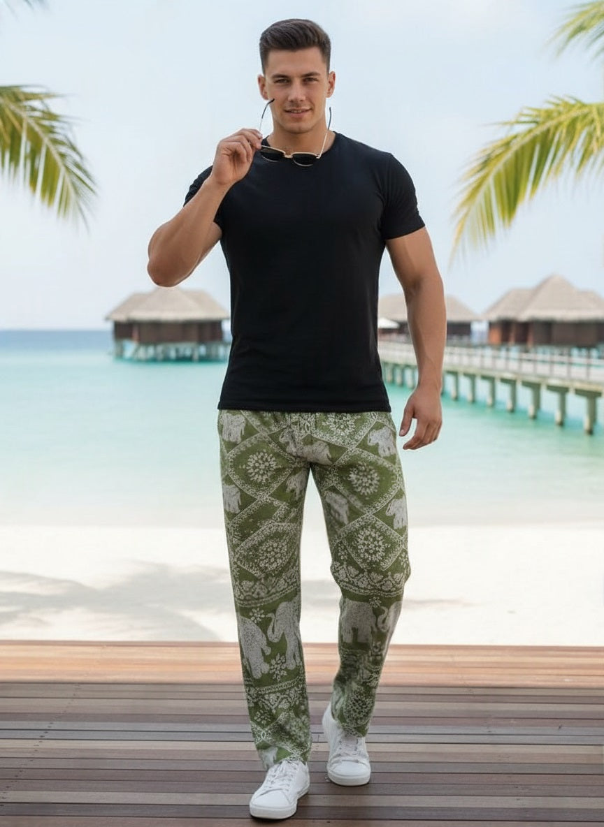Elephant Pants Men Lime