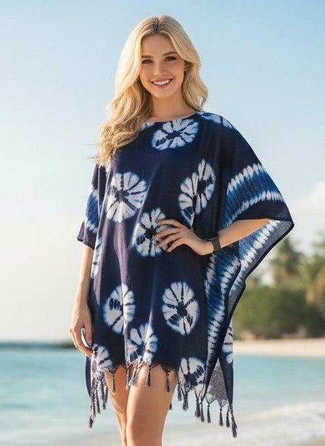 Boho Poncho Tie-Dye