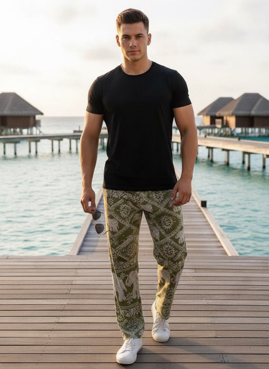 Elephant Pants Men Lime