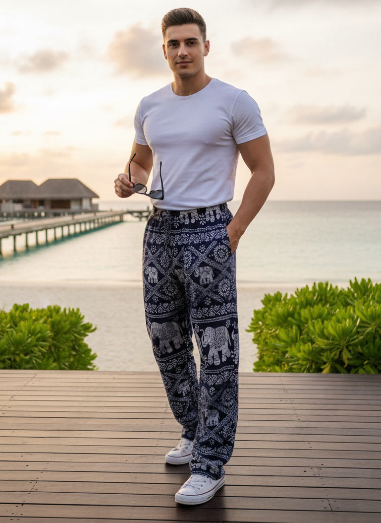 Elephant Pants Men Navy