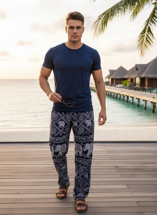 Elephant Pants Men Navy