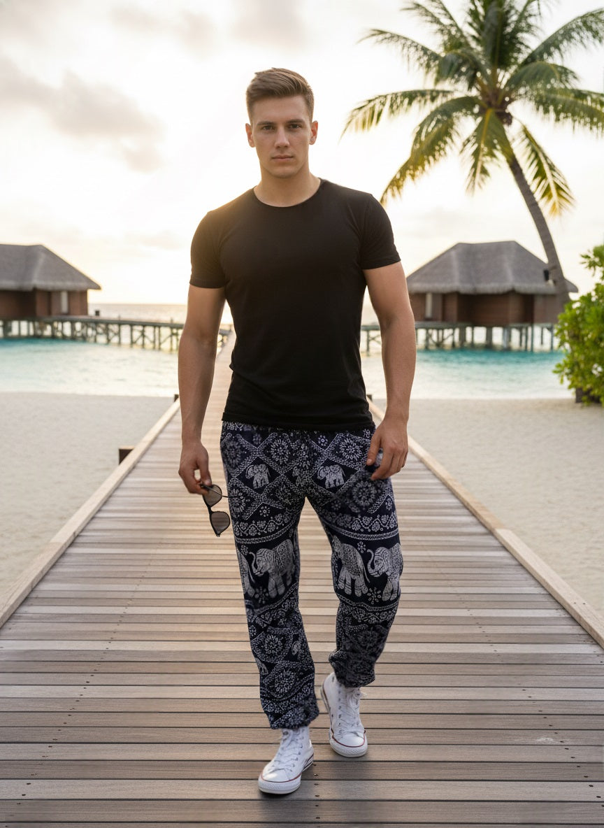 Elephant Pants Men Blue