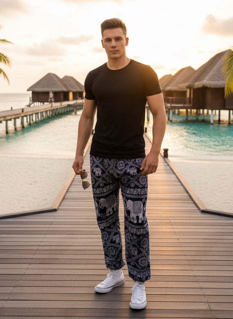 Elephant Pants Men Blue