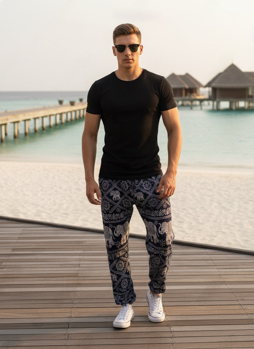 Elephant Pants Men Blue