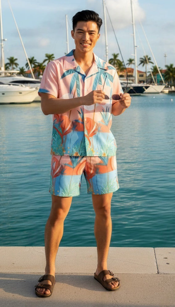 Shorts Set Palm Tree