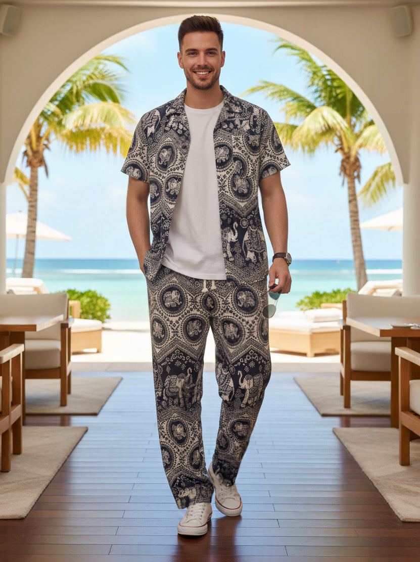 Long Trouser Set Elephant