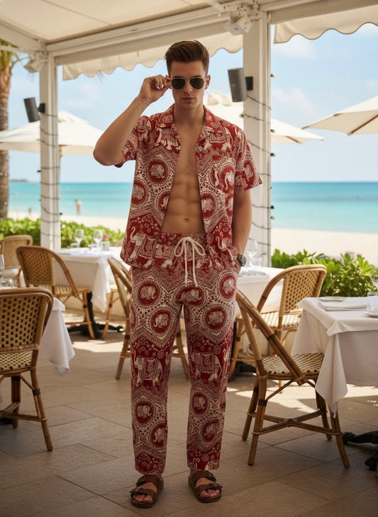 Long Trouser Set Elephant