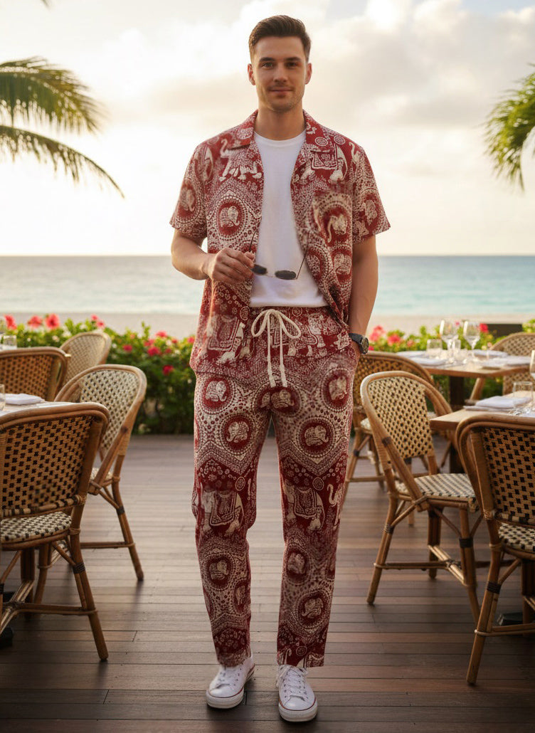 Long Trouser Set Elephant