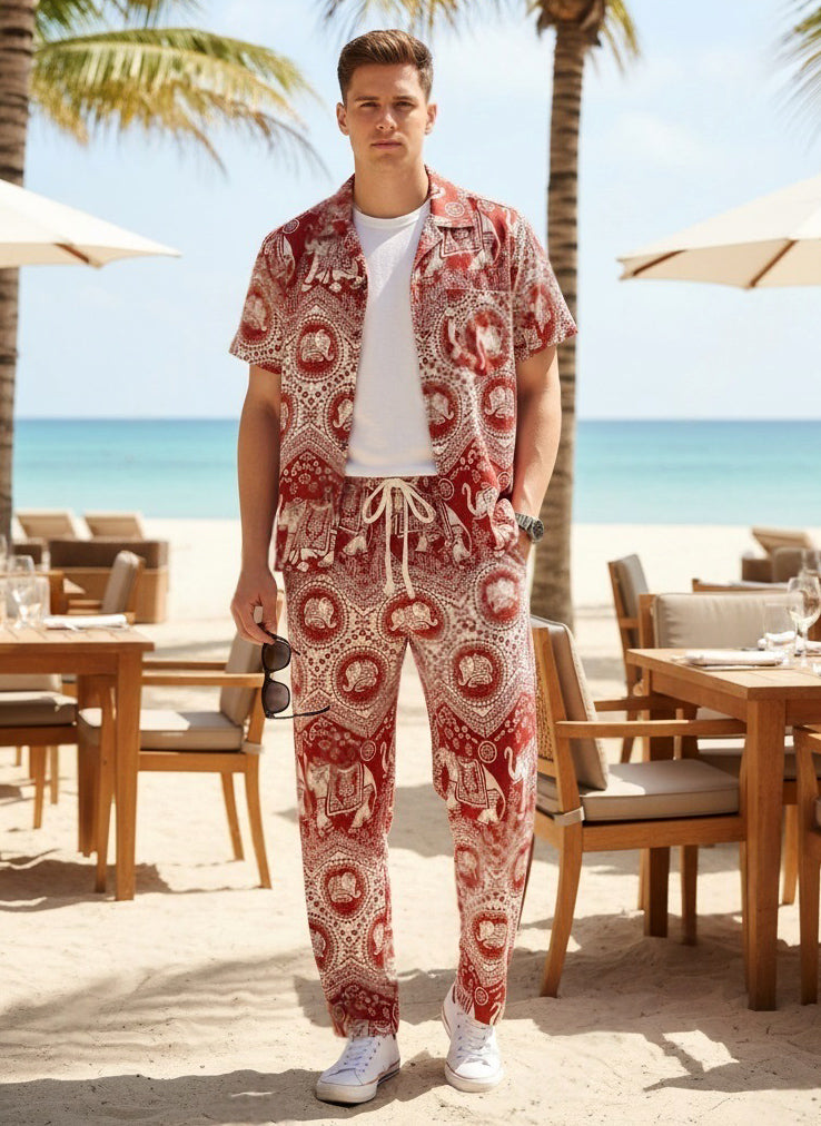 Long Trouser Set Elephant