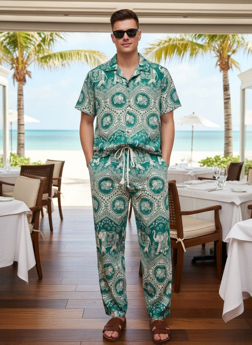 Long Trouser Set Elephant