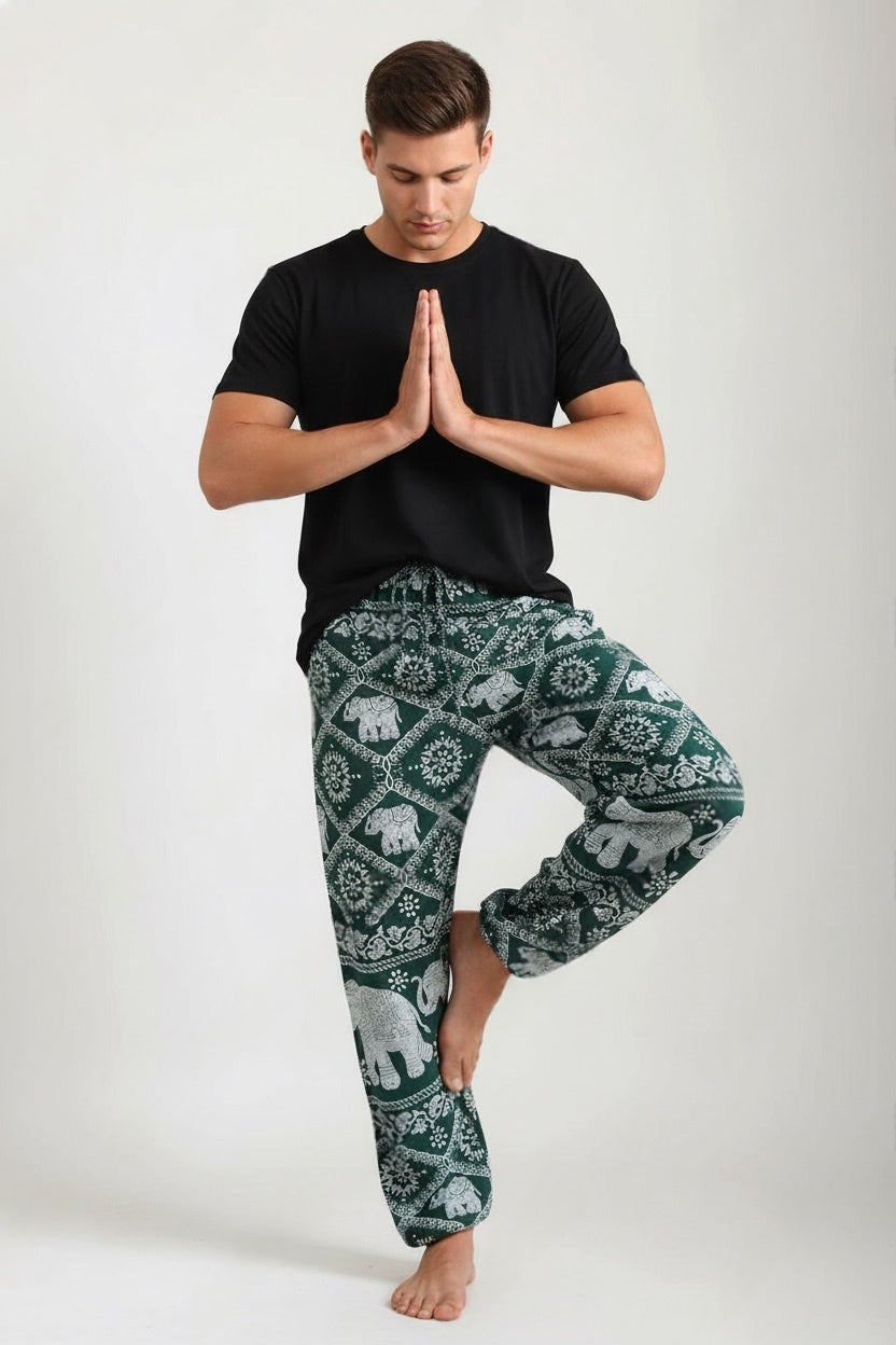 Elephant Pants Men Green