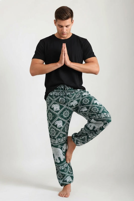 Elephant Pants Men Green