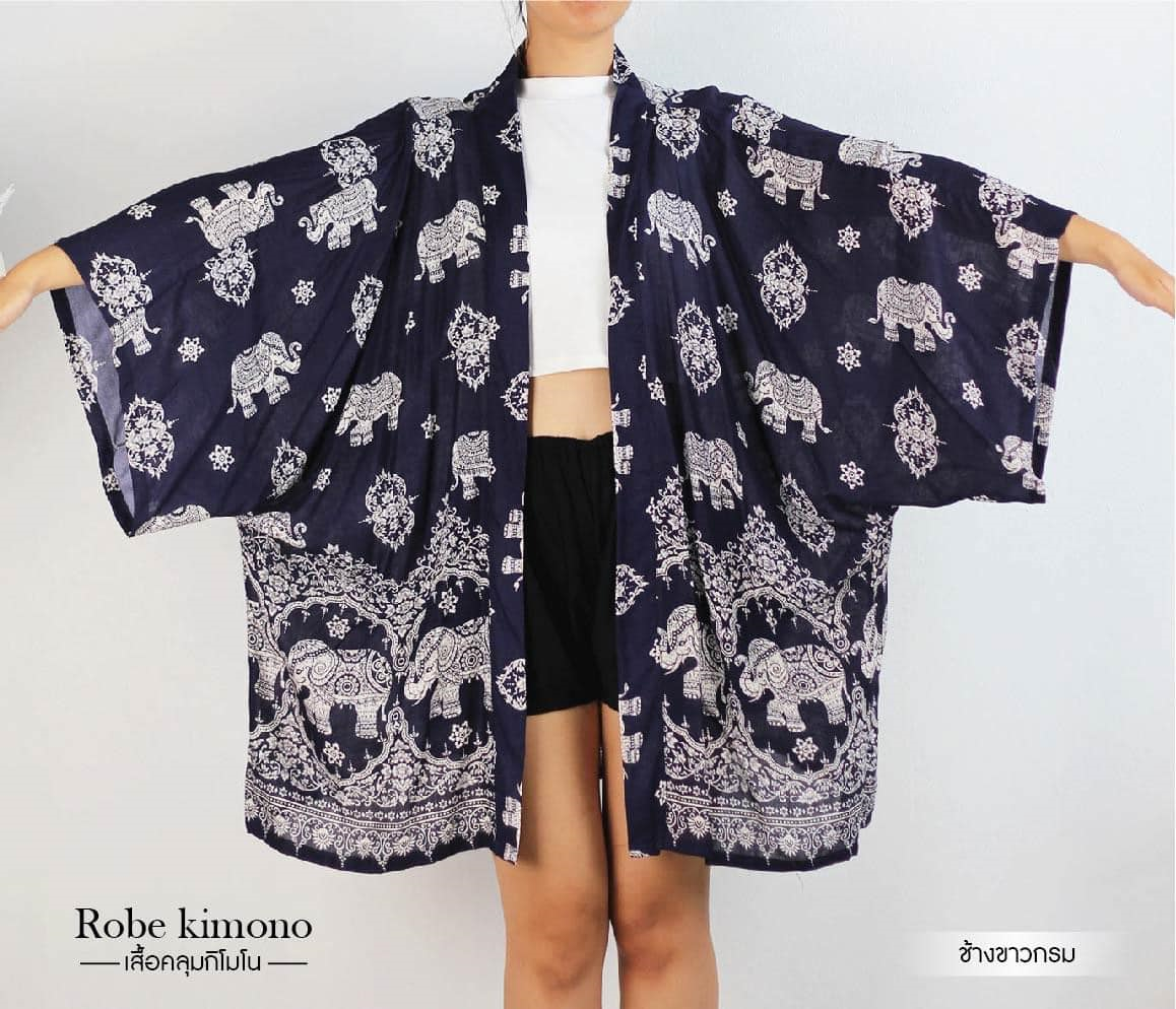 Kimono White Elephant