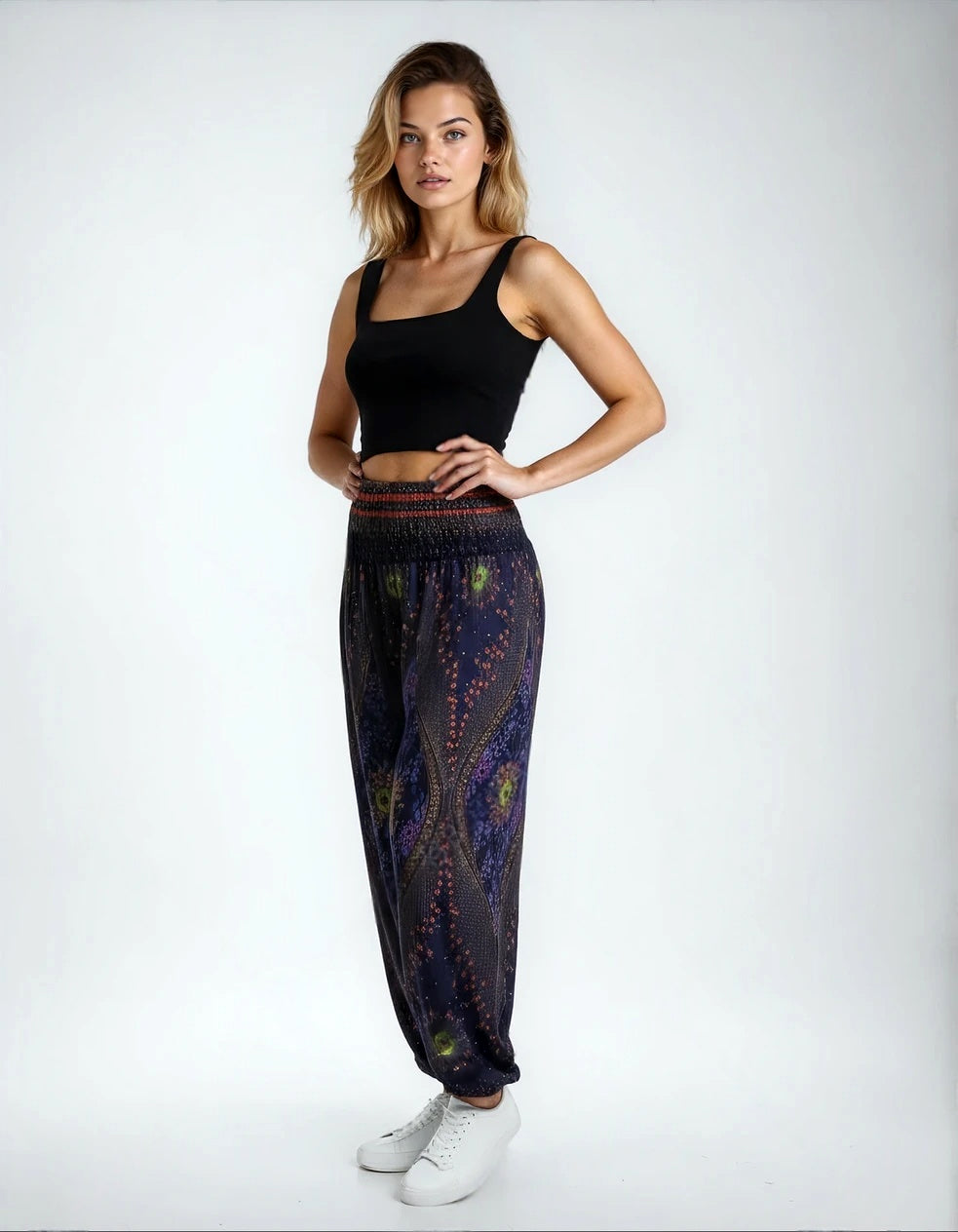 Harem Pants Aubergine