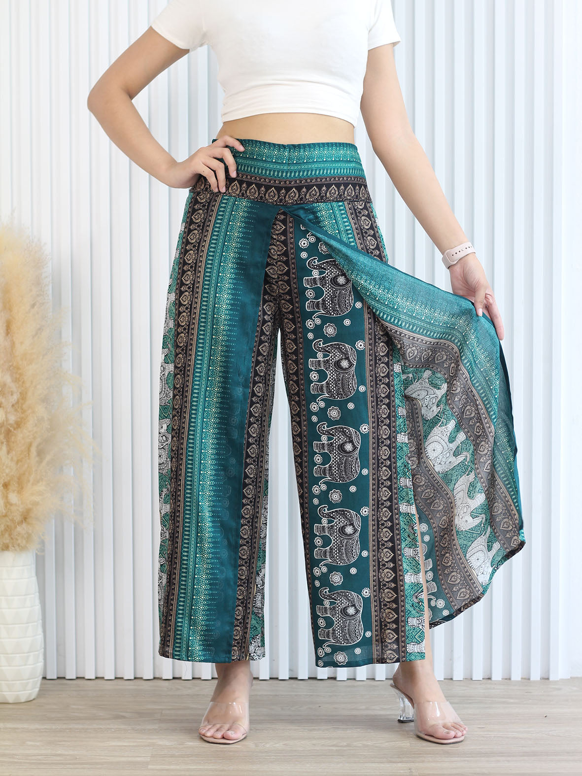 Gaucho Pants Turquoise