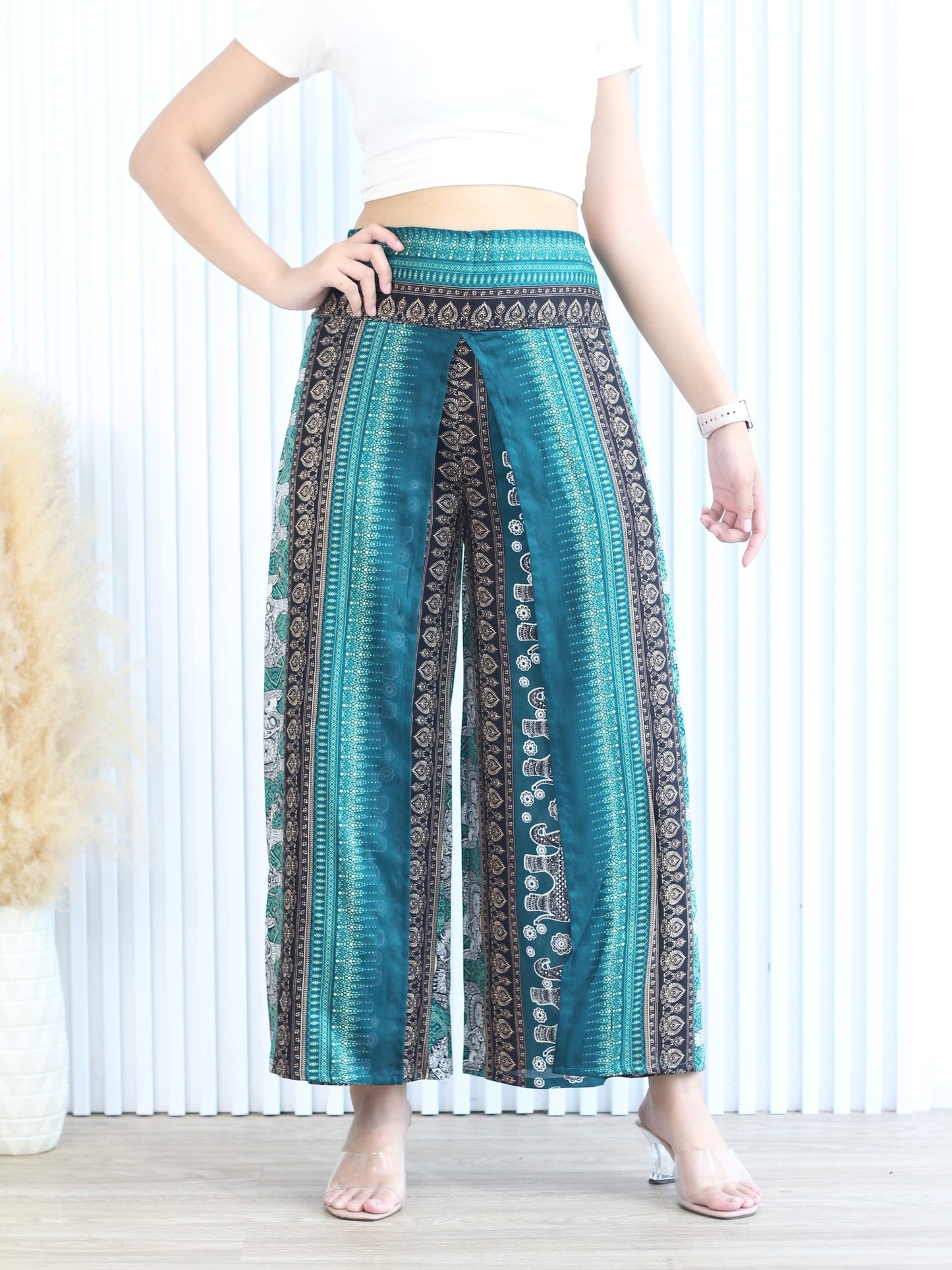 Gaucho Pants Turquoise