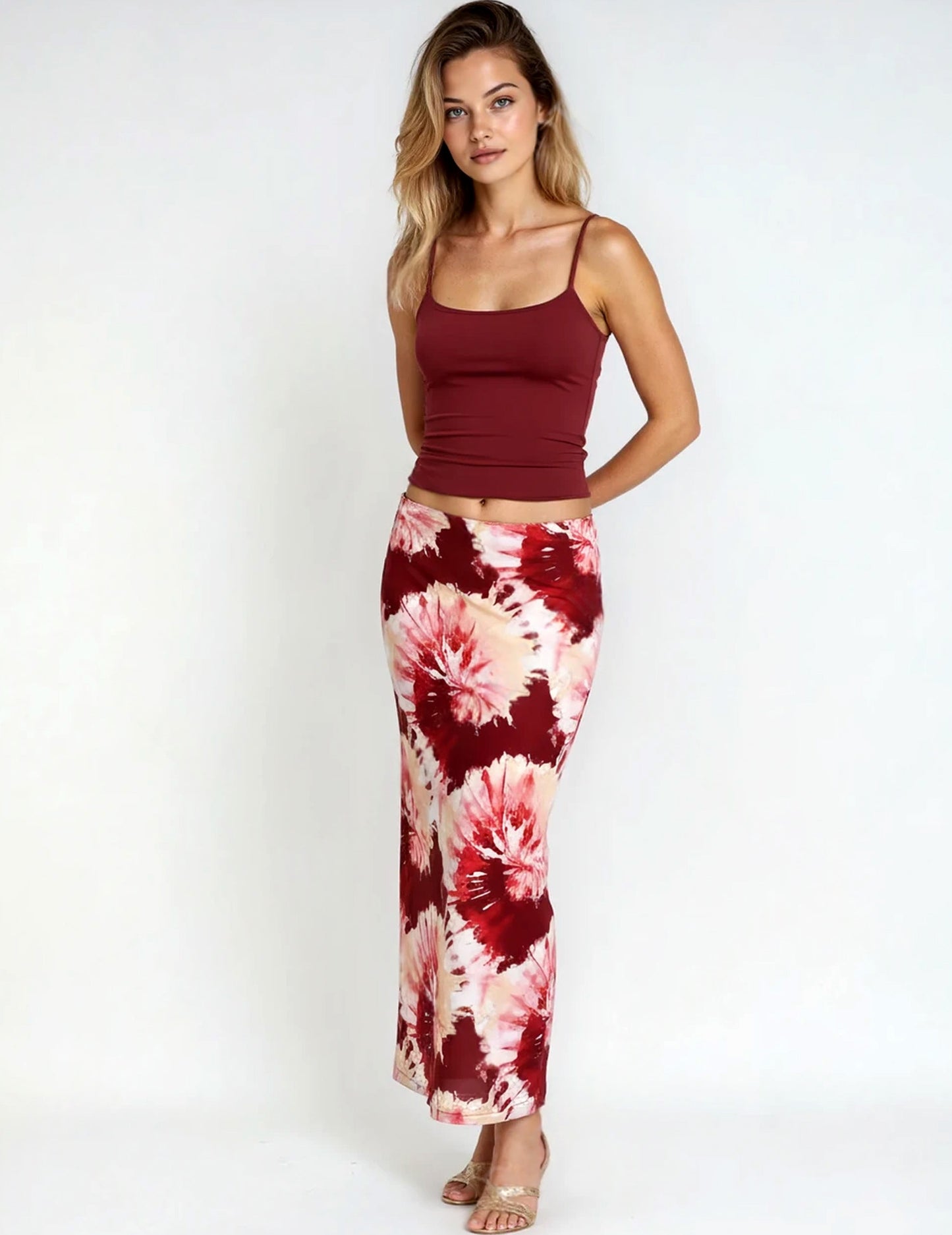 Sarong Tie-Dye Red