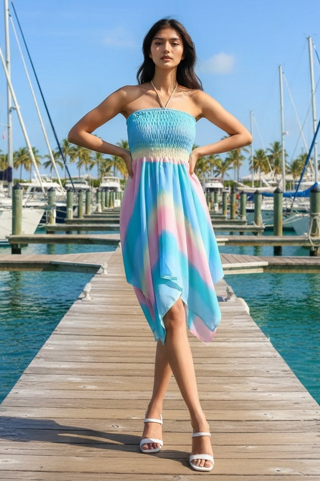 Beach Dress Neo Blue