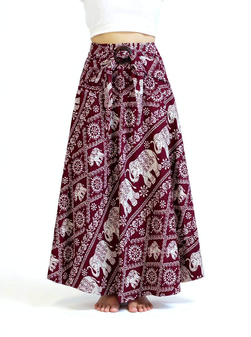 Convertible Maxi Skirt Jungle