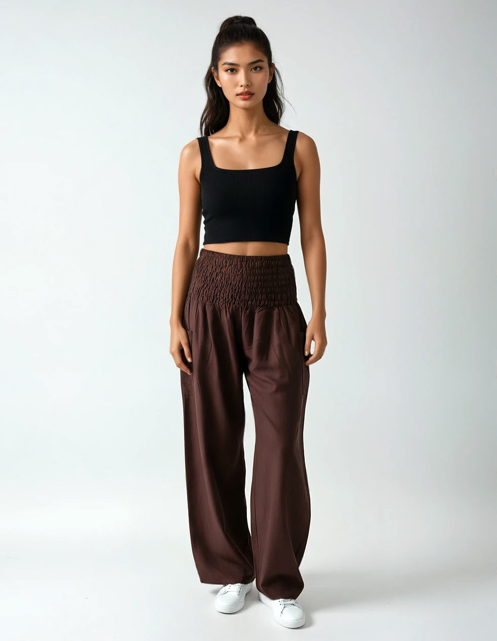 Harem Pants Chocolate