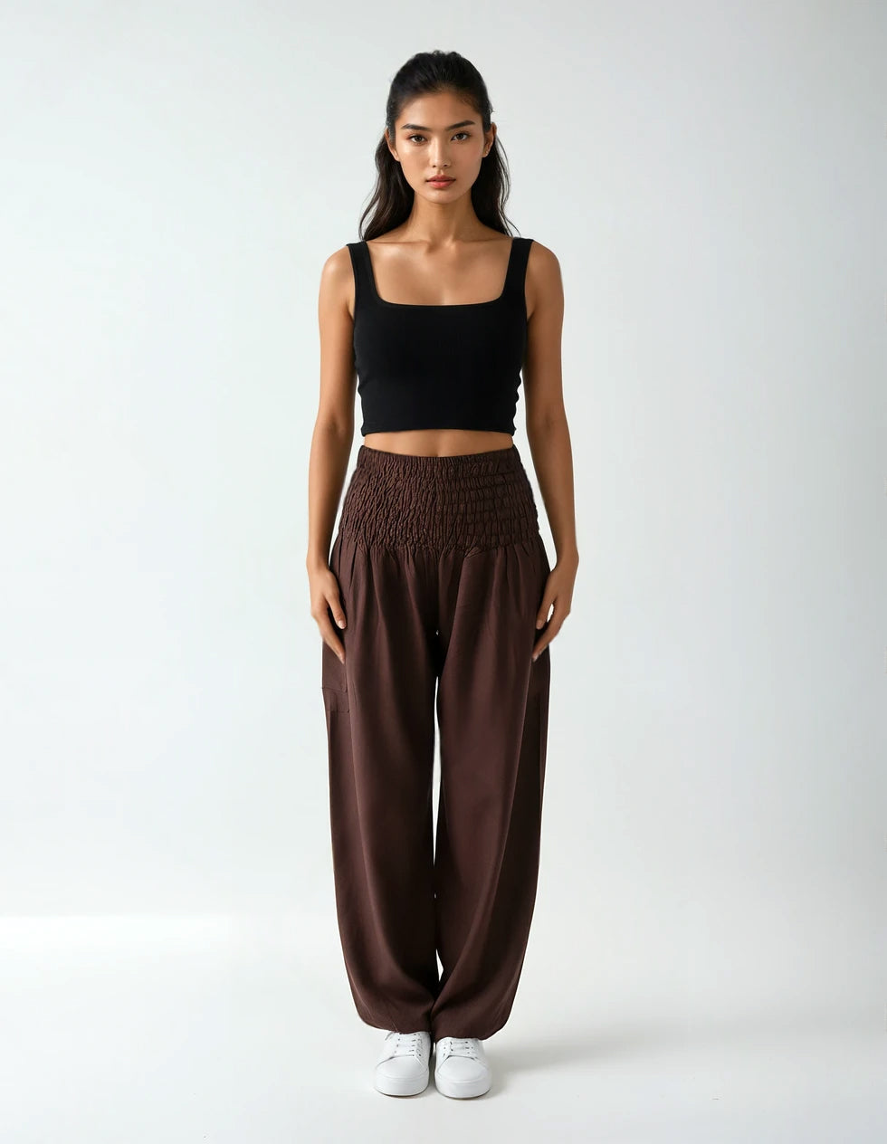 Harem Pants Chocolate