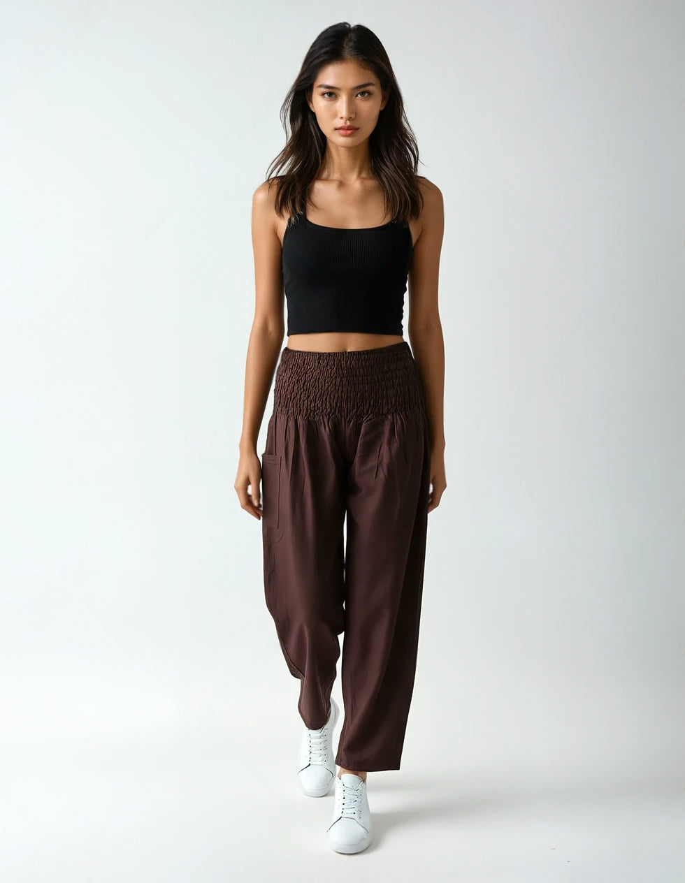 Harem Pants Chocolate