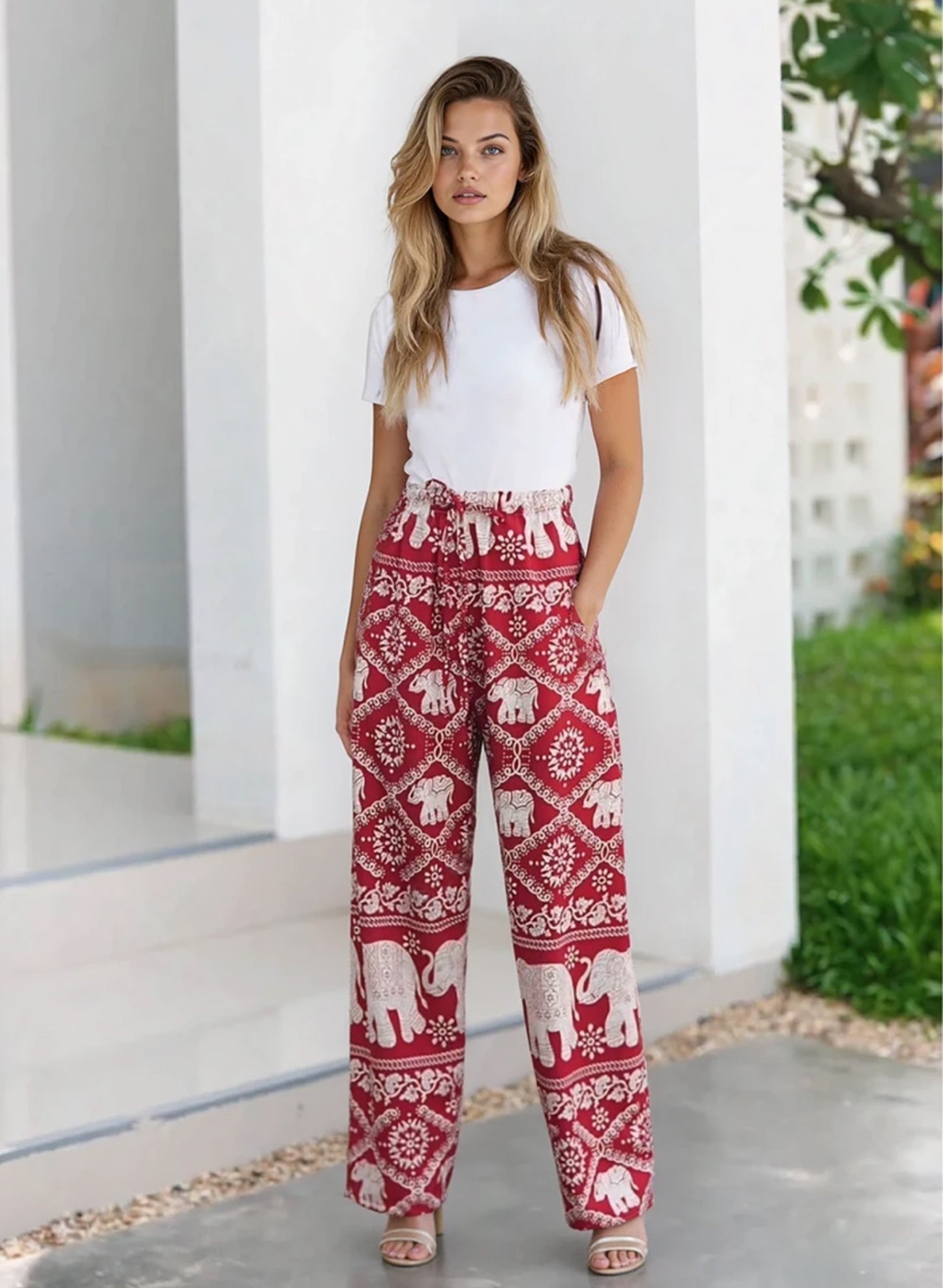 Elephant Pants Crimson