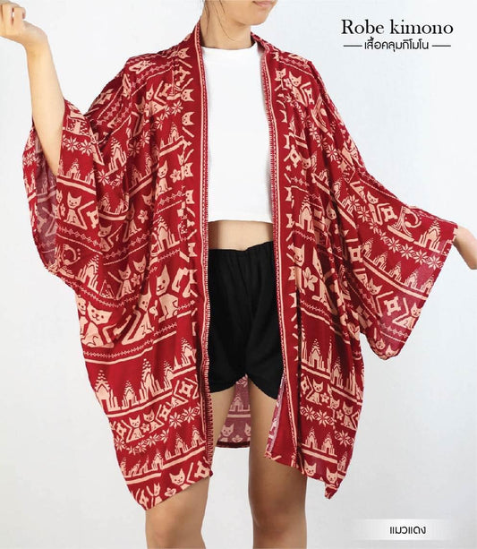 Kimono Red Cat