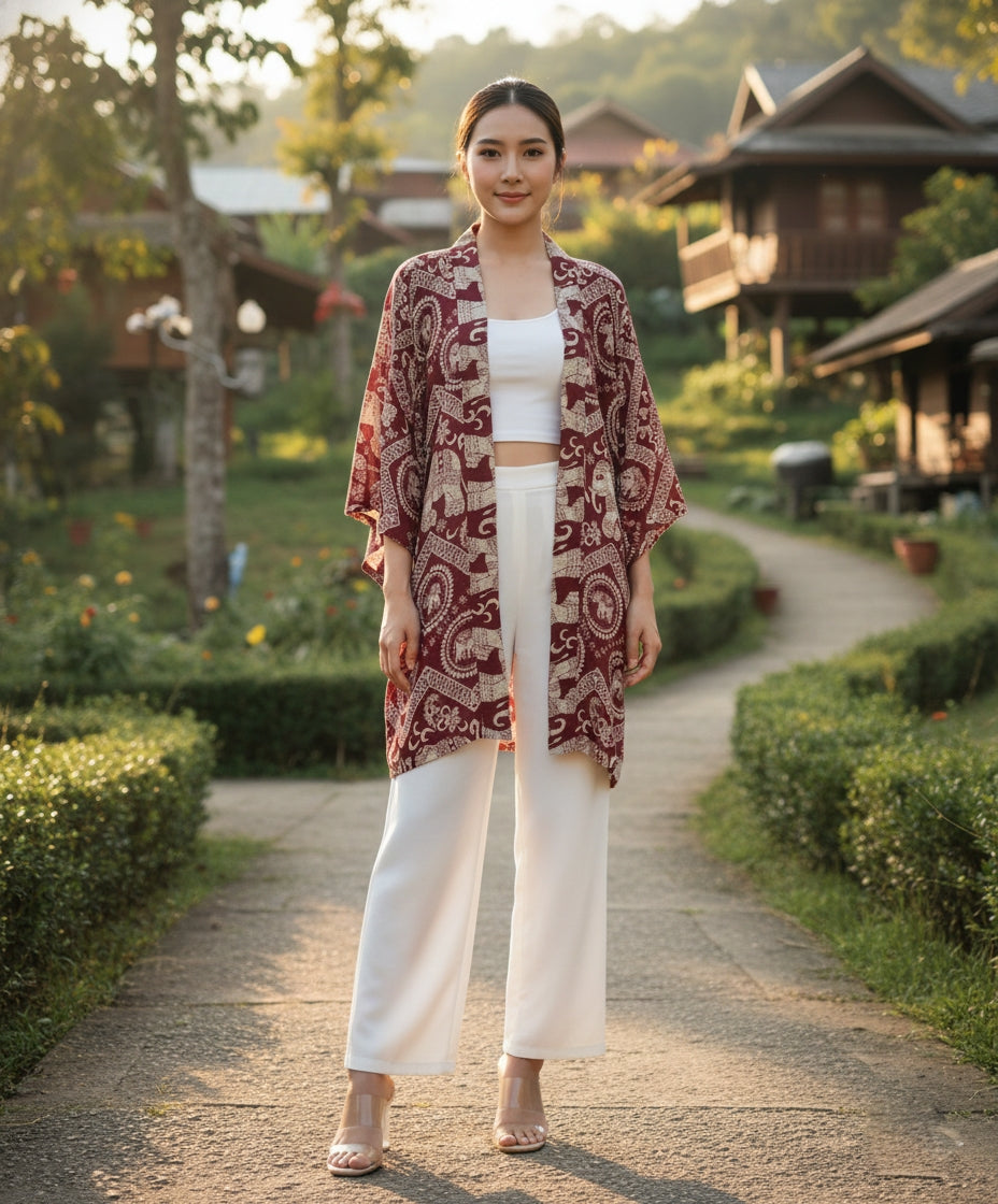 Kimono Burgundy