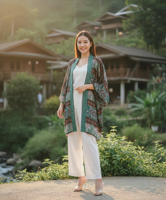 Kimono Green Nellie