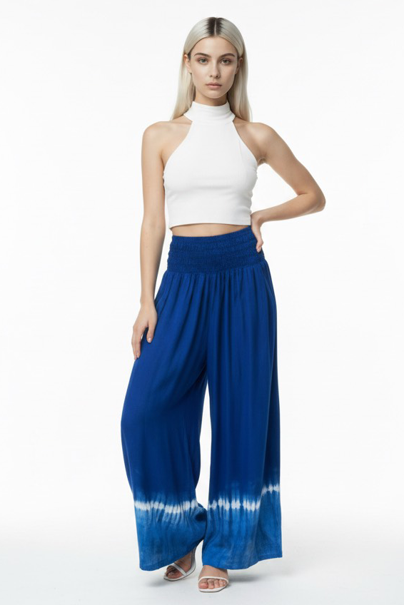 Indigo Boho Pants Aqua
