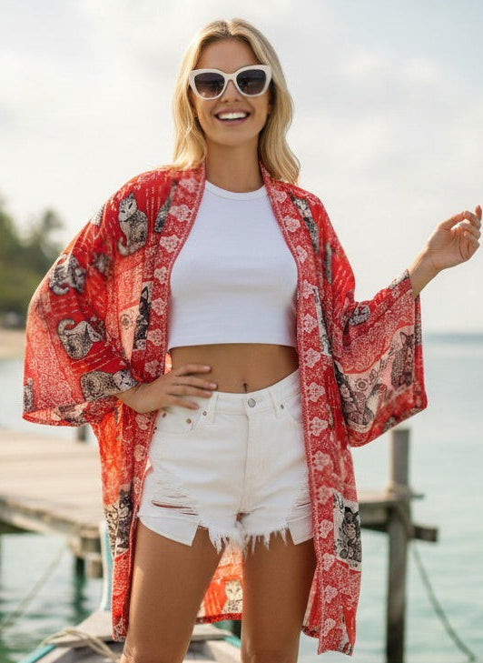 Kimono Red Nellie
