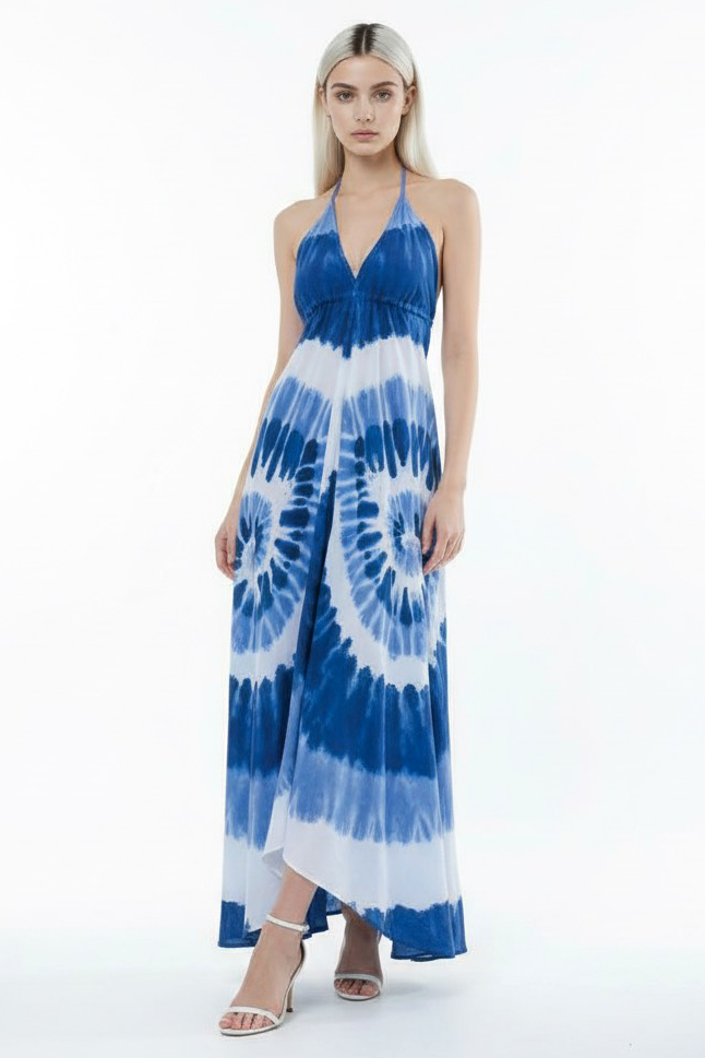 Flamingo Tie-Dye Dress