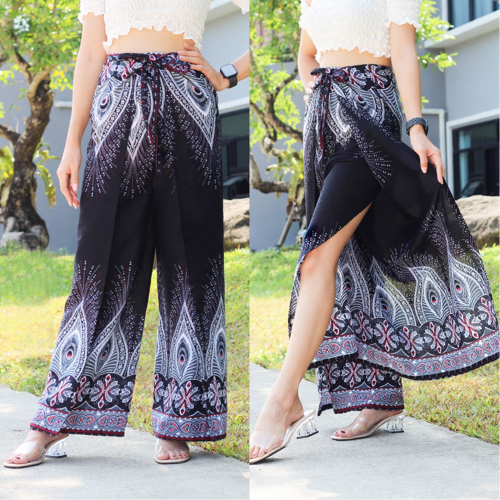 Palazzo Pants Peacock