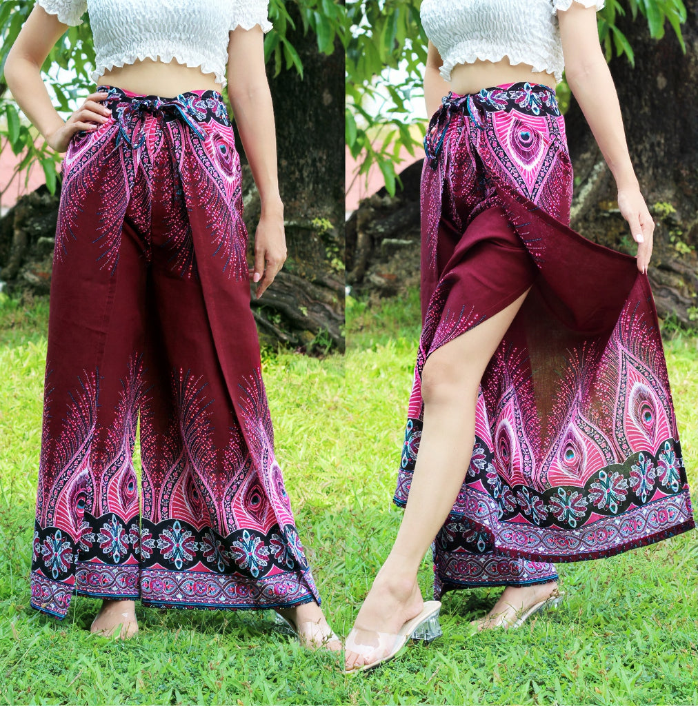Palazzo Pants Peacock