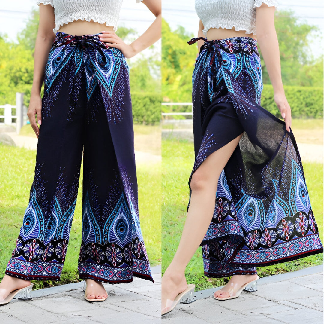 Palazzo Pants Peacock