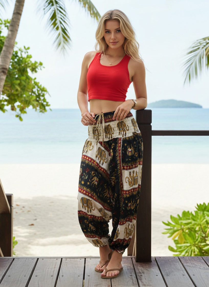 Aladdin Pants Golden Elephant